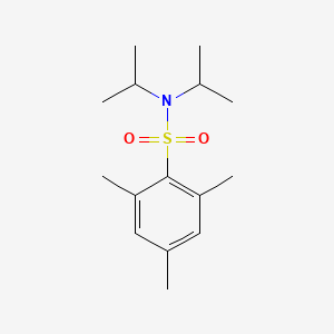 molecular formula C15H25NO2S B7636050 2,4,6-trimethyl-N,N-di(propan-2-yl)benzenesulfonamide 