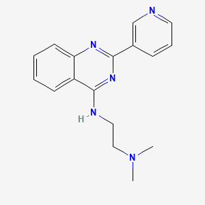 N-[2-(dimethylamino)ethyl]-N-[2-(3-pyridyl)-4-quinazolinyl]amine