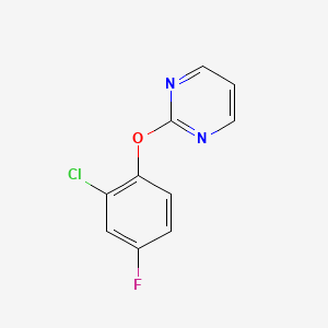 2-(2-Chloro-4-fluorophenoxy)pyrimidine