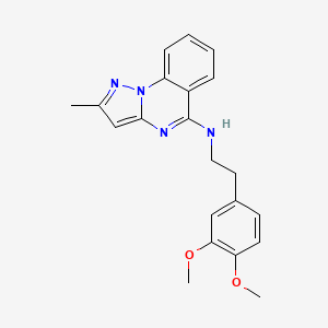 N-[2-(3,4-dimethoxyphenyl)ethyl]-2-methylpyrazolo[1,5-a]quinazolin-5-amine