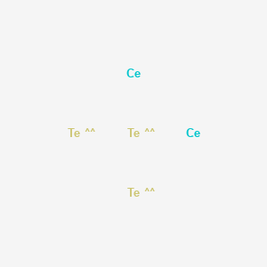 molecular formula Ce2Te3 B076369 碲化铈 CAS No. 12014-97-0