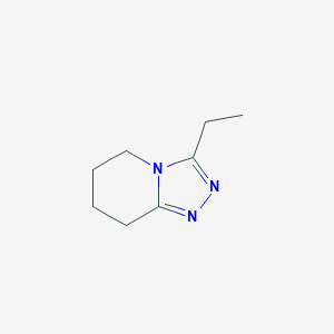 molecular formula C8H13N3 B7637059 3-Ethyl-5,6,7,8-tetrahydro-[1,2,4]triazolo[4,3-a]pyridine 