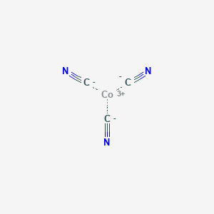 molecular formula C3CoN3 B076375 三氰化钴 CAS No. 14965-99-2
