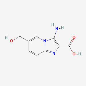 3-Amino-6-(hydroxymethyl)imidazo[1,2-a]pyridine-2-carboxylic acid