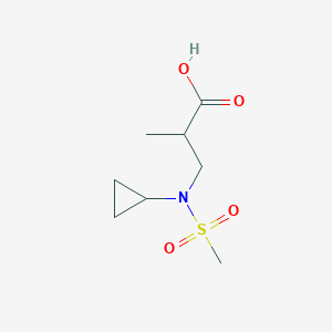 3-[Cyclopropyl(methylsulfonyl)amino]-2-methylpropanoic acid