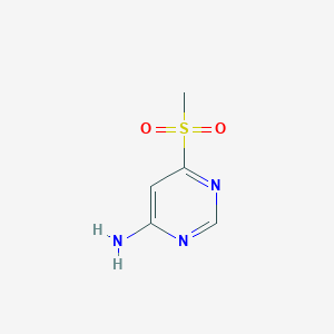 molecular formula C5H7N3O2S B7637603 6-Methanesulfonylpyrimidin-4-amine 