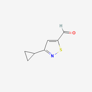 3-Cyclopropyl-1,2-thiazole-5-carbaldehyde