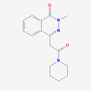 molecular formula C16H19N3O2 B7637725 2-Methyl-4-(2-oxo-2-piperidin-1-ylethyl)phthalazin-1-one 