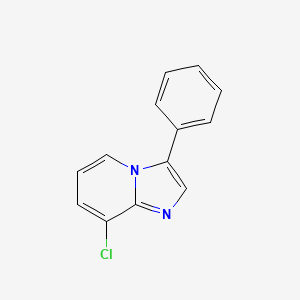 molecular formula C13H9ClN2 B7637795 8-Chloro-3-phenylimidazo[1,2-a]pyridine 
