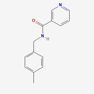 molecular formula C14H14N2O B7637830 N-(4-甲基苄基)烟酰胺 