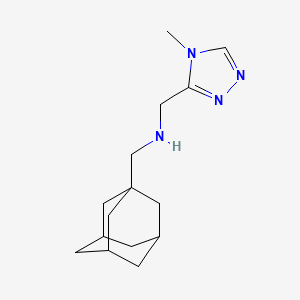 N-(1-adamantylmethyl)-1-(4-methyl-1,2,4-triazol-3-yl)methanamine