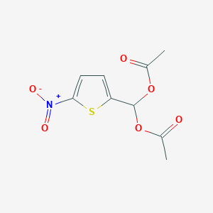 B076380 5-Nitrothiophen-2-ylmethylene diacetate CAS No. 14289-24-8