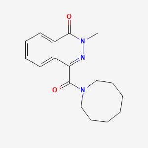 molecular formula C17H21N3O2 B7638177 4-(Azocane-1-carbonyl)-2-methylphthalazin-1-one 