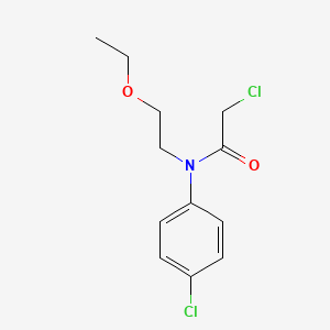 2-chloro-N-(4-chlorophenyl)-N-(2-ethoxyethyl)acetamide