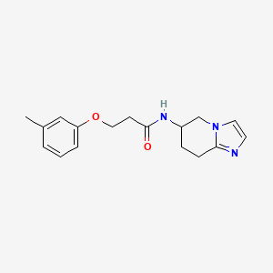 3-(3-methylphenoxy)-N-(5,6,7,8-tetrahydroimidazo[1,2-a]pyridin-6-yl)propanamide