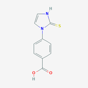 B076389 4-(2-sulfanylidene-2,3-dihydro-1H-imidazol-1-yl)benzoic acid CAS No. 14395-61-0