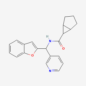 N-[1-benzofuran-2-yl(pyridin-3-yl)methyl]bicyclo[3.1.0]hexane-6-carboxamide