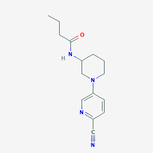 N-[1-(6-cyanopyridin-3-yl)piperidin-3-yl]butanamide