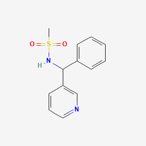 N-[phenyl(pyridin-3-yl)methyl]methanesulfonamide