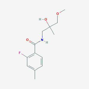 2-fluoro-N-(2-hydroxy-3-methoxy-2-methylpropyl)-4-methylbenzamide