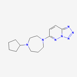 6-(4-Cyclopentyl-1,4-diazepan-1-yl)tetrazolo[1,5-b]pyridazine