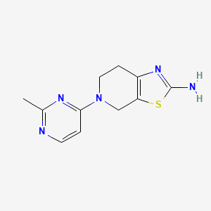 5-(2-methylpyrimidin-4-yl)-6,7-dihydro-4H-[1,3]thiazolo[5,4-c]pyridin-2-amine