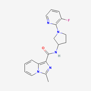 N-[1-(3-fluoropyridin-2-yl)pyrrolidin-3-yl]-3-methylimidazo[1,5-a]pyridine-1-carboxamide