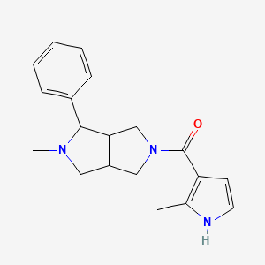 (2-methyl-3-phenyl-1,3,3a,4,6,6a-hexahydropyrrolo[3,4-c]pyrrol-5-yl)-(2-methyl-1H-pyrrol-3-yl)methanone