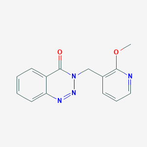 3-[(2-Methoxypyridin-3-yl)methyl]-1,2,3-benzotriazin-4-one