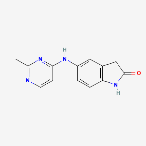 5-[(2-Methylpyrimidin-4-yl)amino]-1,3-dihydroindol-2-one