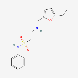 2-[(5-ethylfuran-2-yl)methylamino]-N-phenylethanesulfonamide