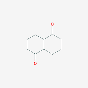 molecular formula C10H14O2 B076397 1,5-Decalindione CAS No. 13913-82-1