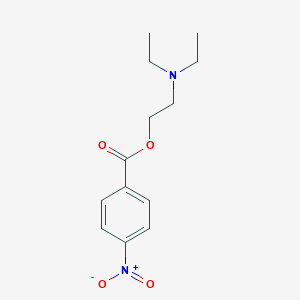 molecular formula C13H18N2O4 B076399 2-二乙氨基乙基 4-硝基苯甲酸酯 CAS No. 13456-39-8