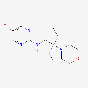 N-(2-ethyl-2-morpholin-4-ylbutyl)-5-fluoropyrimidin-2-amine