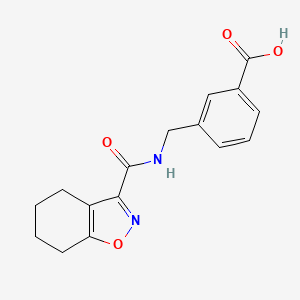 3-[(4,5,6,7-Tetrahydro-1,2-benzoxazole-3-carbonylamino)methyl]benzoic acid