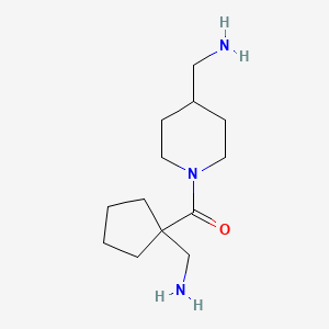 [1-(Aminomethyl)cyclopentyl]-[4-(aminomethyl)piperidin-1-yl]methanone