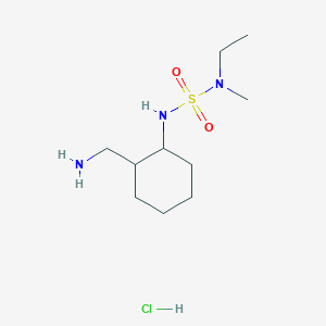 1-(Aminomethyl)-2-[[ethyl(methyl)sulfamoyl]amino]cyclohexane;hydrochloride