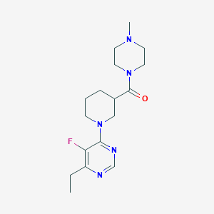 [1-(6-Ethyl-5-fluoropyrimidin-4-yl)piperidin-3-yl]-(4-methylpiperazin-1-yl)methanone