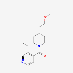 [4-(2-Ethoxyethyl)piperidin-1-yl]-(3-ethylpyridin-4-yl)methanone