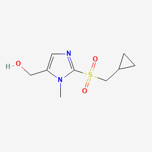 [2-(Cyclopropylmethylsulfonyl)-3-methylimidazol-4-yl]methanol