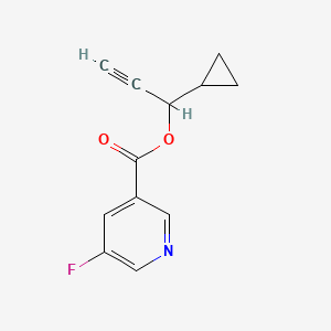 1-Cyclopropylprop-2-ynyl 5-fluoropyridine-3-carboxylate