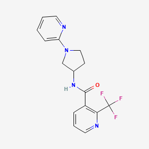 N-(1-pyridin-2-ylpyrrolidin-3-yl)-2-(trifluoromethyl)pyridine-3-carboxamide