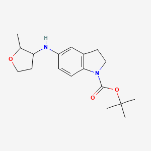 Tert-butyl 5-[(2-methyloxolan-3-yl)amino]-2,3-dihydroindole-1-carboxylate