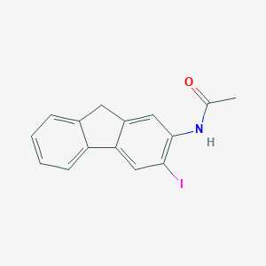 B076418 Acetamide, N-(3-iodo-2-fluorenyl)- CAS No. 14722-22-6