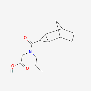 2-[Propyl(tricyclo[3.2.1.02,4]octane-3-carbonyl)amino]acetic acid