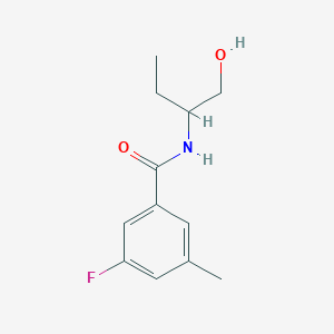 3-fluoro-N-(1-hydroxybutan-2-yl)-5-methylbenzamide