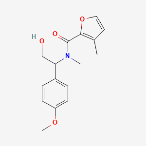 N-[2-hydroxy-1-(4-methoxyphenyl)ethyl]-N,3-dimethylfuran-2-carboxamide