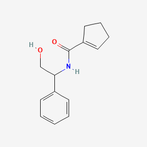 N-(2-hydroxy-1-phenylethyl)cyclopentene-1-carboxamide