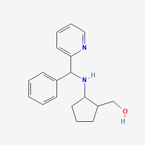 [2-[[Phenyl(pyridin-2-yl)methyl]amino]cyclopentyl]methanol