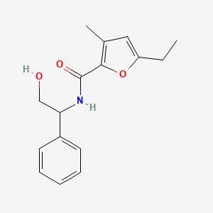 5-ethyl-N-(2-hydroxy-1-phenylethyl)-3-methylfuran-2-carboxamide